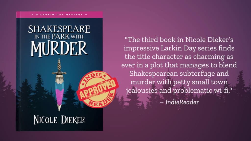Shakespeare in the Park with Murder is IndieReader Approved