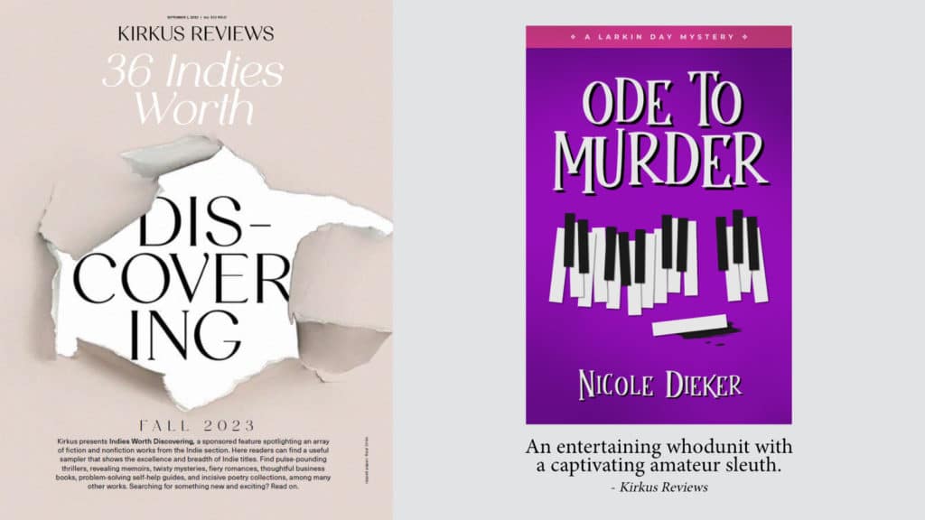 ODE TO MURDER is a Kirkus Indie Worth Discovering