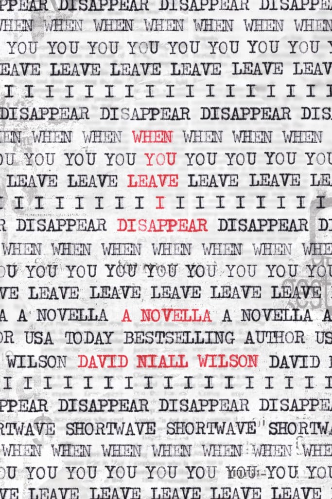 When You Leave I Disappear - David Niall Wilson